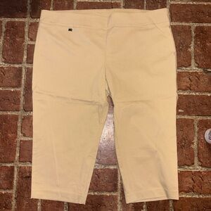 Alfani Tan Cropped Trousers